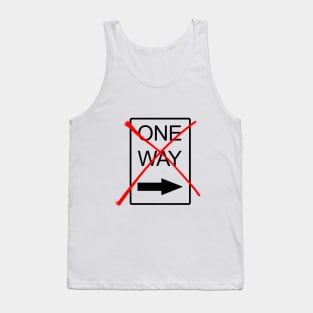 We choose the path without violence! Tank Top